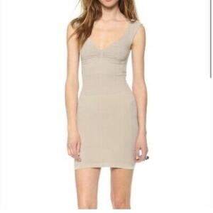 Intimately Free People Bella Coachella Gray Seamless Knit Mini Dress Size XS/S